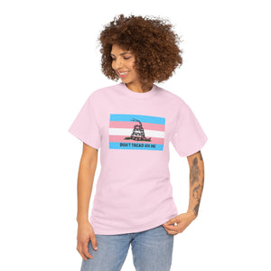 Trans Pride 'Don't Tread On Me' Tee — Transgender LGBTQ PRIDE Gadsden Flag T-Shirt
