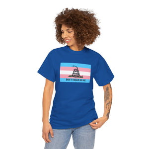 Trans Pride 'Don't Tread On Me' Tee — Transgender LGBTQ PRIDE Gadsden Flag T-Shirt