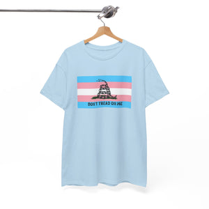 Trans Pride 'Don't Tread On Me' Tee — Transgender LGBTQ PRIDE Gadsden Flag T-Shirt