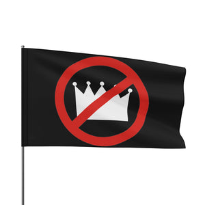 No Kings Flag Statement Banner, Unique Gift, Home or Office Wall Art, Political Statement Home Decor - Gemmed Firefly