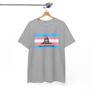 Trans Pride 'Don't Tread On Me' Tee — Transgender LGBTQ PRIDE Gadsden Flag T-Shirt