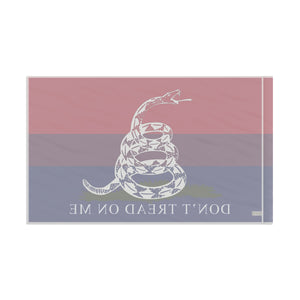 Bisexual PRIDE Gadsden Flag Home Decor - Gemmed Firefly