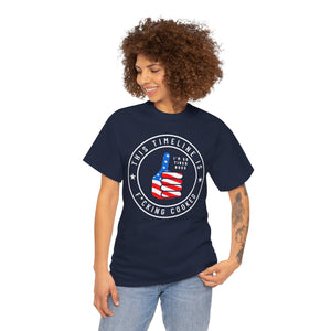 This Timeline is Cooked American Flag Thumbs Up T‑Shirt