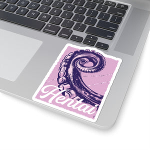 Hentai Octopus Tentacle Kiss-Cut Sticker — Anime Sexy Vinyl Decal Paper products - Gemmed Firefly