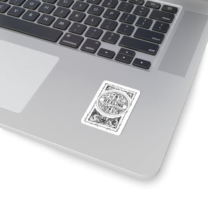 Healing Tarot Sticker — Vintage Occult Kiss-Cut Decal Paper products - Gemmed Firefly