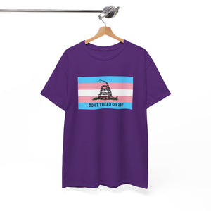 Trans Pride 'Don't Tread On Me' Tee — Transgender LGBTQ PRIDE Gadsden Flag T-Shirt