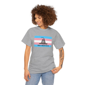 Trans Pride 'Don't Tread On Me' Tee — Transgender LGBTQ PRIDE Gadsden Flag T-Shirt