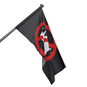 No Kings Flag Statement Banner, Unique Gift, Home or Office Wall Art, Political Statement Home Decor - Gemmed Firefly