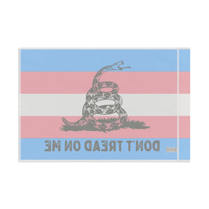 Transgender LGBTQ PRIDE Gadsden Flag Home Decor - Gemmed Firefly