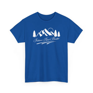 Future Nazi Hunter Graphic Tee Nature Vibes T‑Shirt — Scenic Mountain