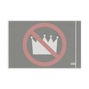 No Kings Flag Statement Banner, Unique Gift, Home or Office Wall Art, Political Statement Home Decor - Gemmed Firefly