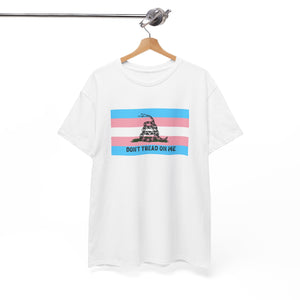 Trans Pride 'Don't Tread On Me' Tee — Transgender LGBTQ PRIDE Gadsden Flag T-Shirt