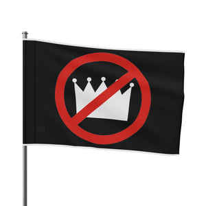 No Kings Flag Statement Banner, Unique Gift, Home or Office Wall Art, Political Statement Home Decor - Gemmed Firefly