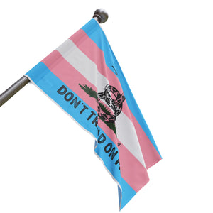Transgender LGBTQ PRIDE Gadsden Flag Home Decor - Gemmed Firefly