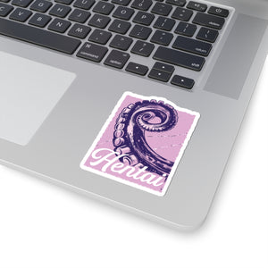 Hentai Octopus Tentacle Kiss-Cut Sticker — Anime Sexy Vinyl Decal Paper products - Gemmed Firefly