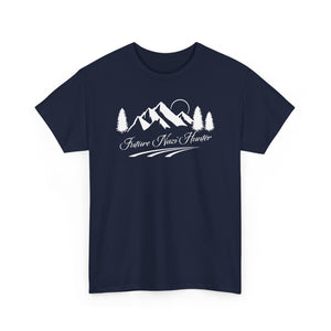 Future Nazi Hunter Graphic Tee Nature Vibes T‑Shirt — Scenic Mountain
