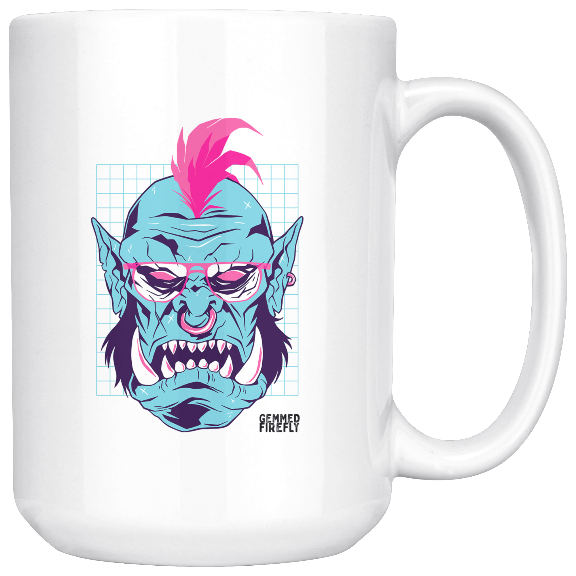 Vapor Orc Captain Mug Drinkware  - Gemmed Firefly