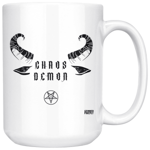 Chaos Demon Mug Drinkware - Gemmed Firefly