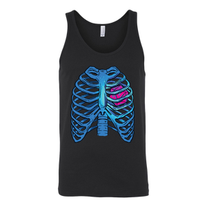 D20 Heart and Vapor Ribs T-shirt - Gemmed Firefly