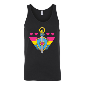 Pansexual Paladin (Badge Only) T-shirt - Gemmed Firefly