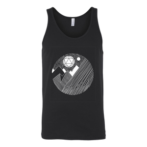 D20 Mountains Majesty T-shirt - Gemmed Firefly