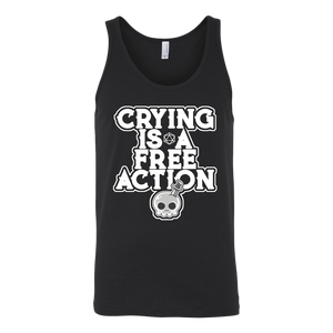 Crying is a Free Action T-shirt - Gemmed Firefly