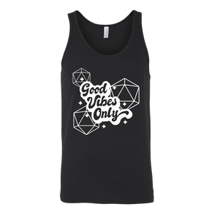 Good Vibes Only D20s T-shirt - Gemmed Firefly