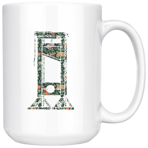 Floral French Guillotine Mug Drinkware - Gemmed Firefly