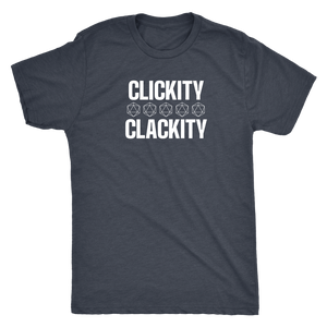 Clickity Clackity T-shirt - Gemmed Firefly