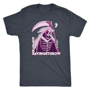 Death Save Glitch Reaper T-shirt - Gemmed Firefly
