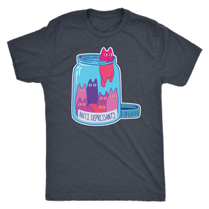 Anti-Depressants Bottle T-shirt - Gemmed Firefly