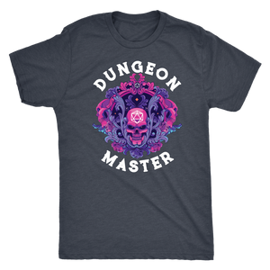 Dungeon Master Dark Skull D20 Rune T-shirt - Gemmed Firefly