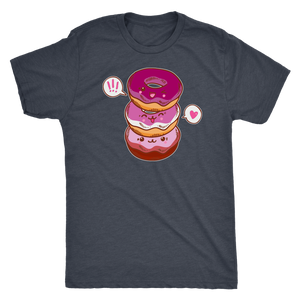 Lesbian Flag Cutie Donuts T-shirt - Gemmed Firefly