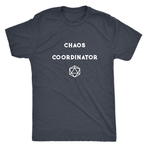 DM Chaos Coordinator D20 T-shirt - Gemmed Firefly