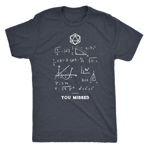 Dungeon Math T-shirt - Gemmed Firefly