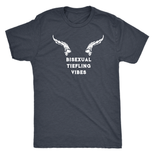 Bisexual Tiefling Vibes T-shirt  - Gemmed Firefly