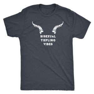 Bisexual Tiefling Vibes T-shirt - Gemmed Firefly