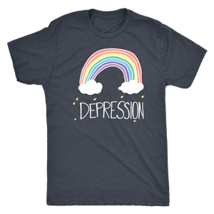 Depression Rainbow Shirt T-shirt - Gemmed Firefly