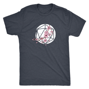 D20 Cherry Blossom T-shirt - Gemmed Firefly