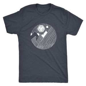 D20 Mountains Majesty T-shirt - Gemmed Firefly