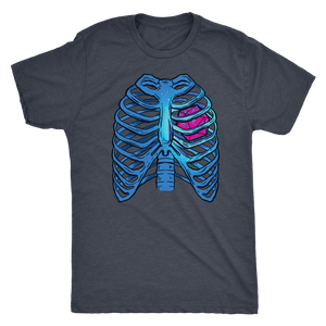 D20 Heart and Vapor Ribs T-shirt - Gemmed Firefly