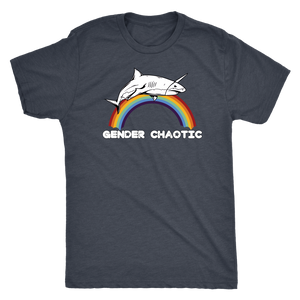 Gender Chaotic Shark T-shirt - Gemmed Firefly