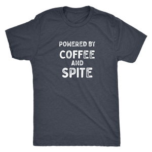 Powered By Coffee and Spite T-shirt - Gemmed Firefly