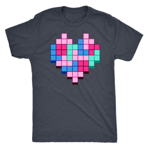 Candy Block Love Heart T-shirt - Gemmed Firefly