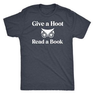 Give A Hoot Read A Book Shirt T-shirt - Gemmed Firefly