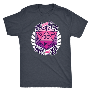 What Doesn't Kill Me Gives Me XP T-shirt - Gemmed Firefly