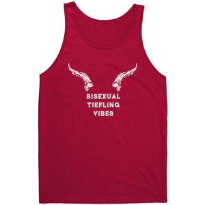 Bisexual Tiefling Vibes Tank T-shirt - Gemmed Firefly