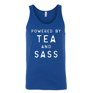 Powered by Tea and Sass T-shirt - Gemmed Firefly