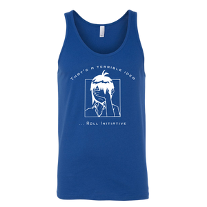 That's a Terrible Idea Roll Initiative (Game Goddess) T-shirt - Gemmed Firefly