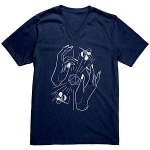 D20 Hex Magnificence T-shirt - Gemmed Firefly